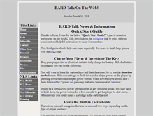 Tablet Screenshot of bardtalk.com